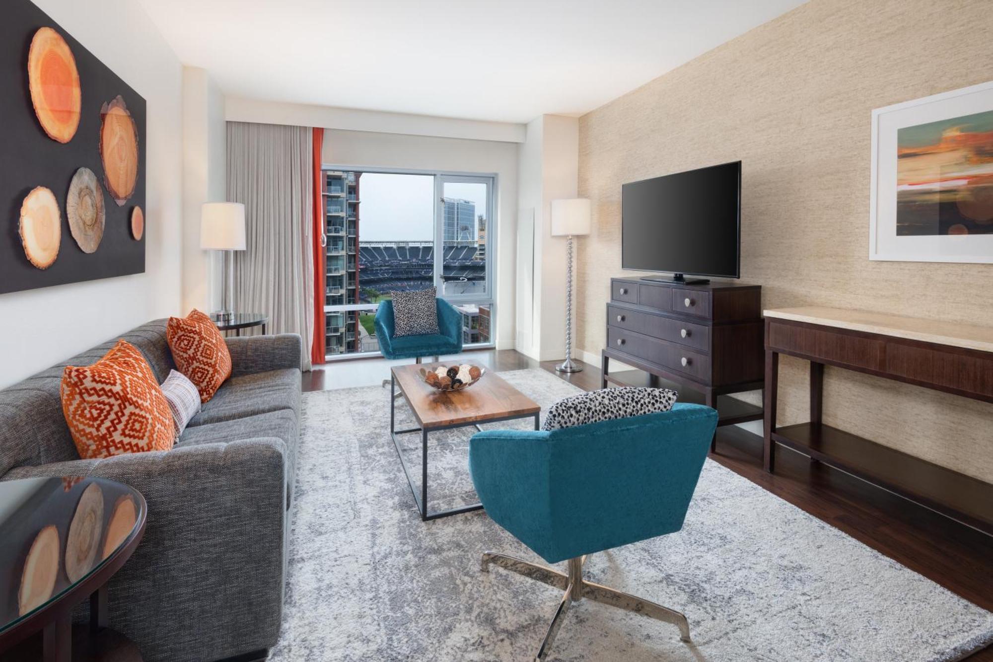 King Suite with Mobility Accessible Roll-In Shower